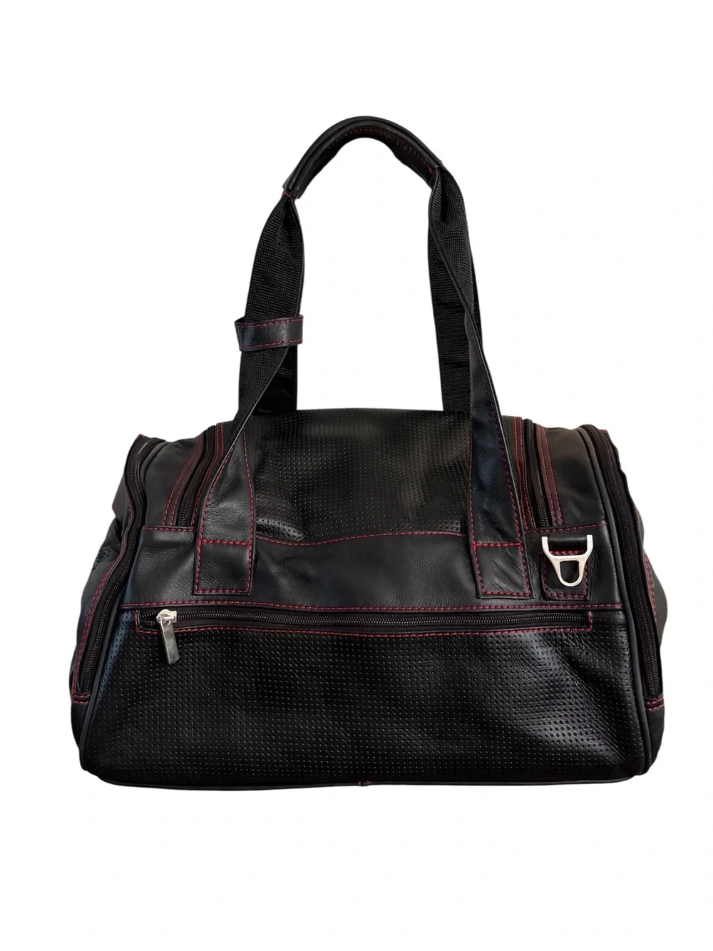 Custom Simmons Bank (S1) Links & Kings Sports Duffel Bag NWT Black Leather